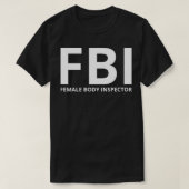 女性体検査官1 Tシャツ (デザイン正面)
