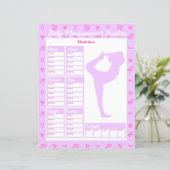 女性体測定トラッカー重量損失グラフ (スタンド正面)