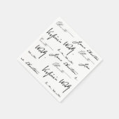 女性作家 スタンダードカクテルナプキン (角)