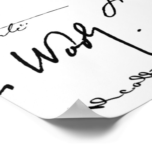 女性作家 ポスター (角)