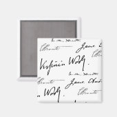 女性作家 マグネット (正面/裏面)