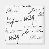 女性作家 マグネット (正面)