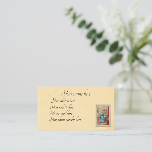 女性作家 名刺 (スタンド正面)