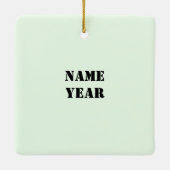 女性作業域交通制御オーナメント セラミックオーナメント (裏面)