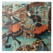 女性侍友江御前 タイル (正面)