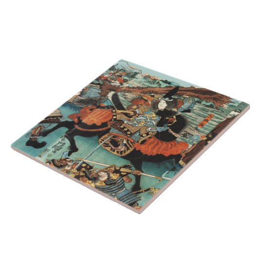 女性侍友江御前 タイル (側面)