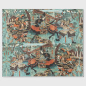 女性侍友江御前 ラッピングペーパー (フラット)