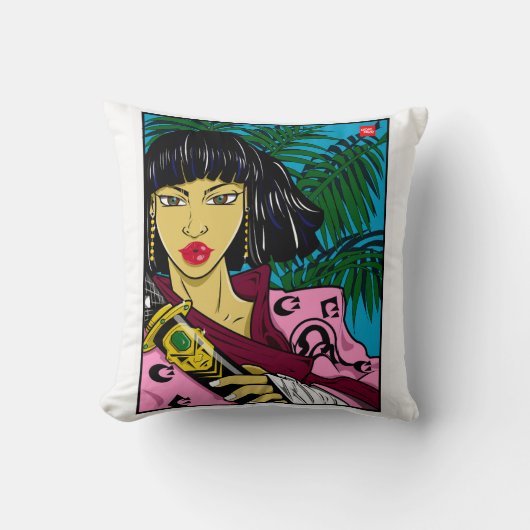 女性侍装飾用クッション クッション (正面)