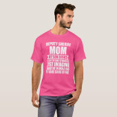 女性保安官代理ママ私の息子は彼の人生を危険にさらす Tシャツ (正面フル)