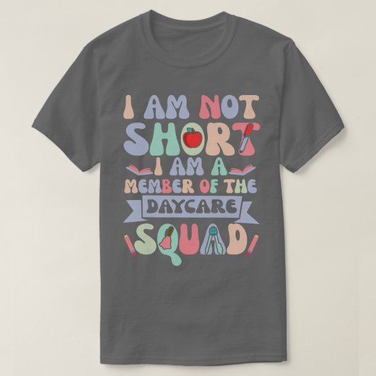 女性保育班の年度末デイケータック Tシャツ (デザイン正面)
