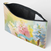 女性信仰聖書、ヒヤシンスの花、母の日 アクセサリーポーチ (見開き)