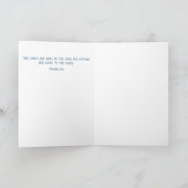 女性信仰聖書、ヒヤシンスの花、母の日 シーズンカード (内部)