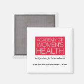 女性健康学会のマグネット マグネット (正面/裏面)