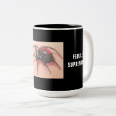 女性優位! ツートーンマグカップ (正面右)