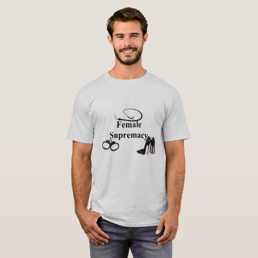 女性優位 Tシャツ (正面フル)