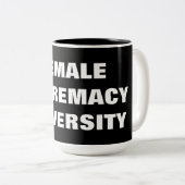 女性優越大学 ツートーンマグカップ (正面右)