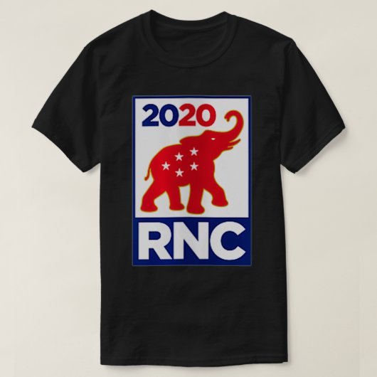 女性共和党エレファントRNC共和党 Tシャツ (デザイン正面)