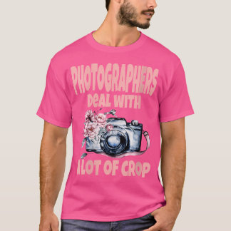 女性写真家の引用 楽しいTシャツ 写真 Tシャツ