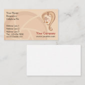 女性写真家ビジネスカード 名刺 (正面/裏面)