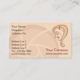 女性写真家ビジネスカード 名刺