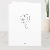 女性写真家 カード (裏面)