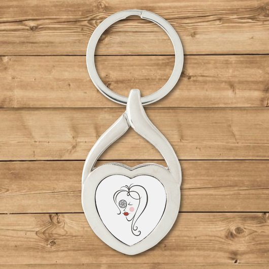 女性写真家 キーホルダー