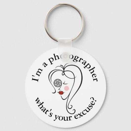 女性写真家 キーホルダー (正面)