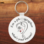 女性写真家 キーホルダー (正面)