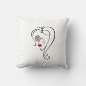 女性写真家 クッション (正面)