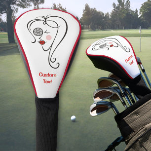 女性写真家 ゴルフヘッドカバー