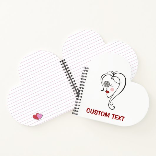 女性写真家 ノートブック (内部)