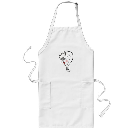 女性写真家 ロングエプロン (正面)