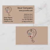 女性写真家 名刺 (正面/裏面)