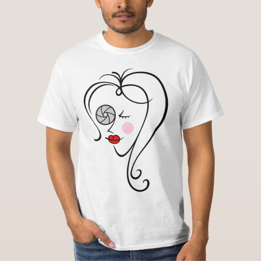 女性写真家 Tシャツ (正面)