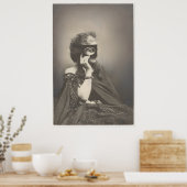 女性写真 ポスター (キッチン)