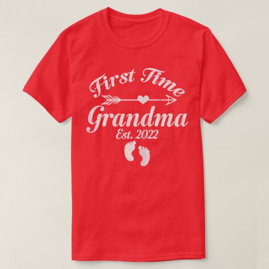女性初おばあちゃんEST Tシャツ (デザイン正面)