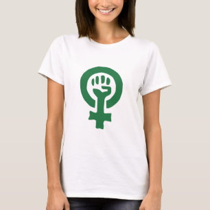 女性力の女性のTシャツ Tシャツ