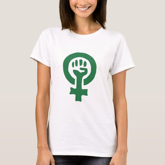 女性力の女性のTシャツ Tシャツ (正面)