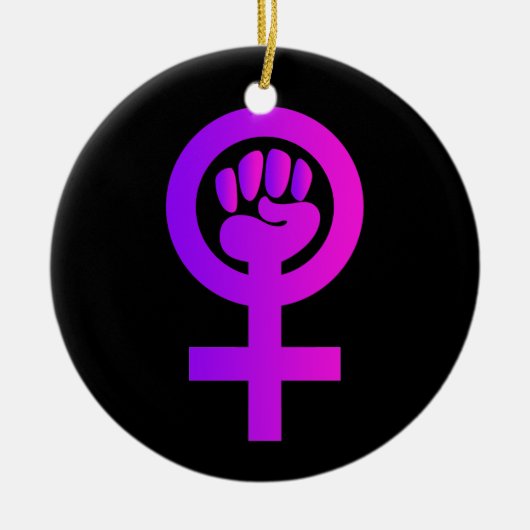 女性力の記号 セラミックオーナメント (正面)