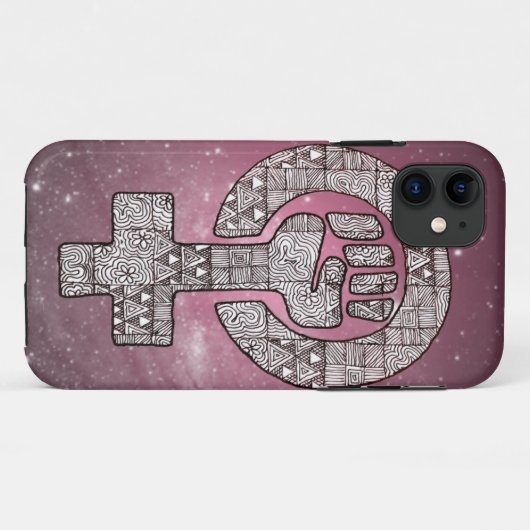 女性力 Case-Mate iPhoneケース (裏面(横))