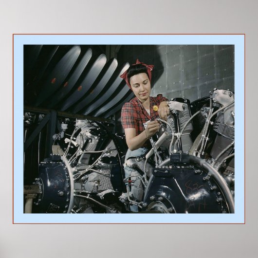 女性労働者 ポスター (正面)