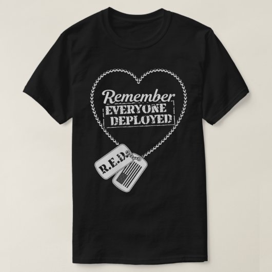 女性動揺してR Tシャツ (デザイン正面)