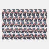 女性包装の投票紙 ラッピングペーパーシート (正面)