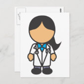 女性医学博士 ポストカード (正面/裏面)