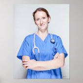 女性医師2 ポスター (正面)