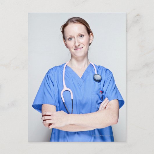 女性医師2 ポストカード (正面)