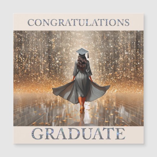 女性卒業者おめでとう (正面)