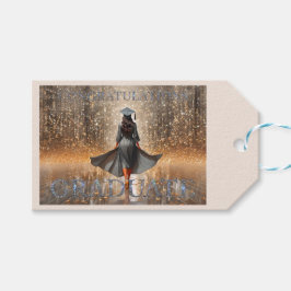 女性卒業者おめでとう ギフトタグ