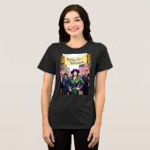 女性参政権の投票2025 トライブレンドTシャツ (正面全面)