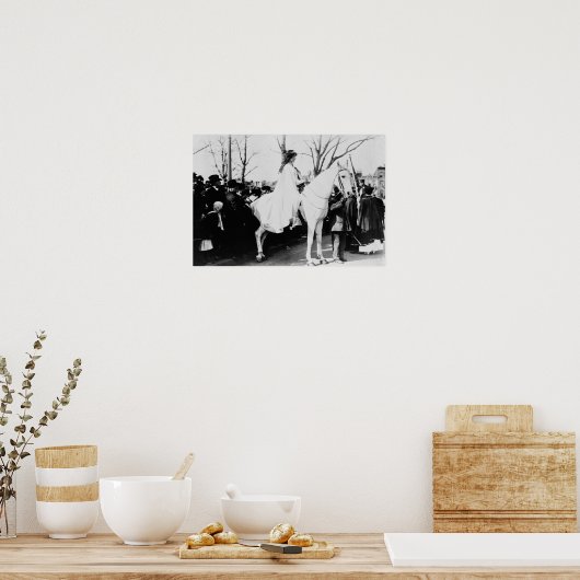 女性参政権パレード写真撮影 ポスター (キッチン)